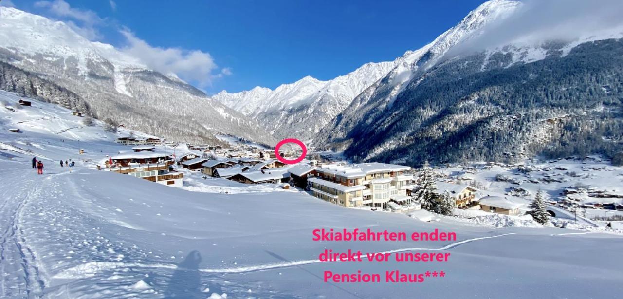 Pension Klaus Sölden Exteriér fotografie